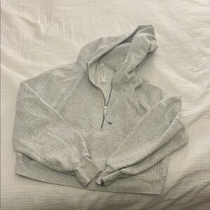 Lululemon scuba Gray Half-Zip Hoodie